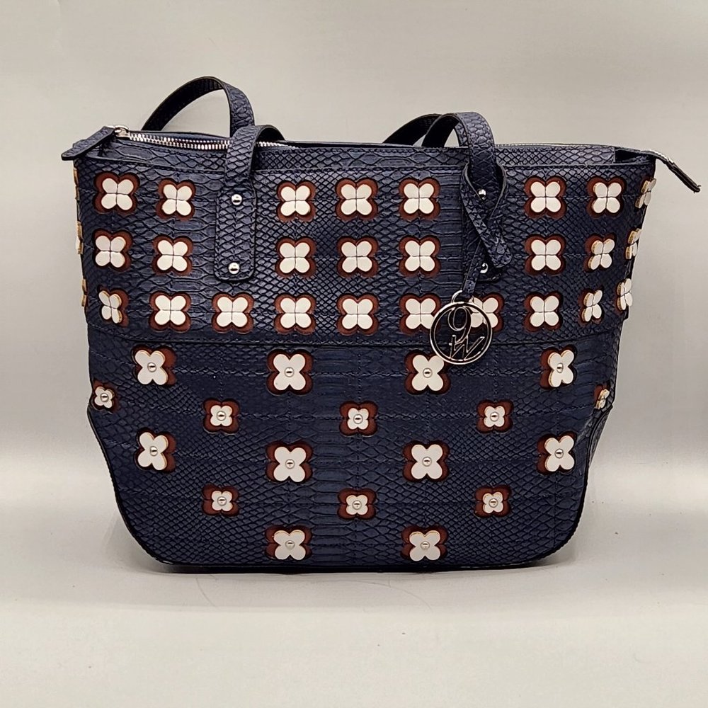 .Nine West Faux Leather Bag